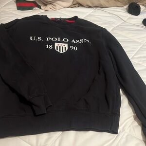 Navy Blue Polo Crewneck